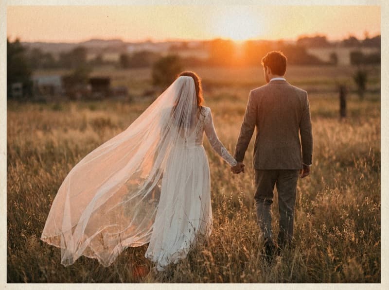 The first look — wedding photograph by Sable & Vow